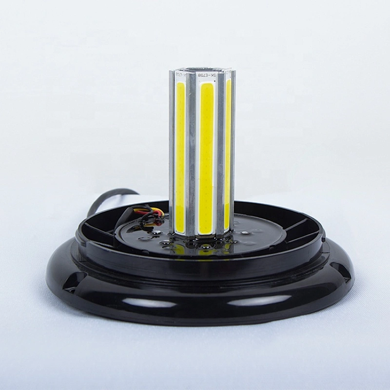 60 Watts Red Roof Mount Revolving Beacon Light for Trucks, Ambulance,Police Car,Fire Engineer.Crane