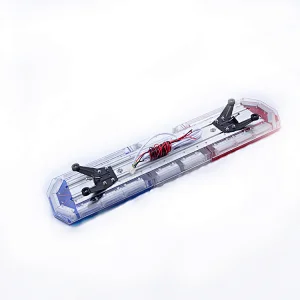12V24V police car roof flashing ultra-thin emergency lights led red and blue warning lights