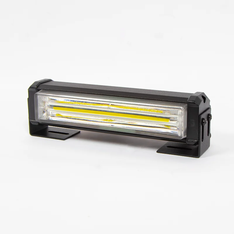 Grill and Surface/Flush Mount Amber White LED Strobe Lights for Trucks Snow Plow Tractor Construction Vehicles Car Safety Flashing, SK 4 in 1 Hazard Warning Caution Emergency Flasher