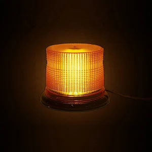 60 watts high power amber  cob led revolving beacon light with Cigarette Lighter Plug