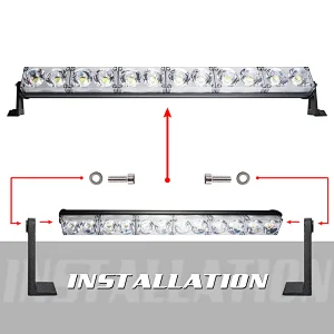 820MM 240W Emergency light bar for truck off-road vehicles