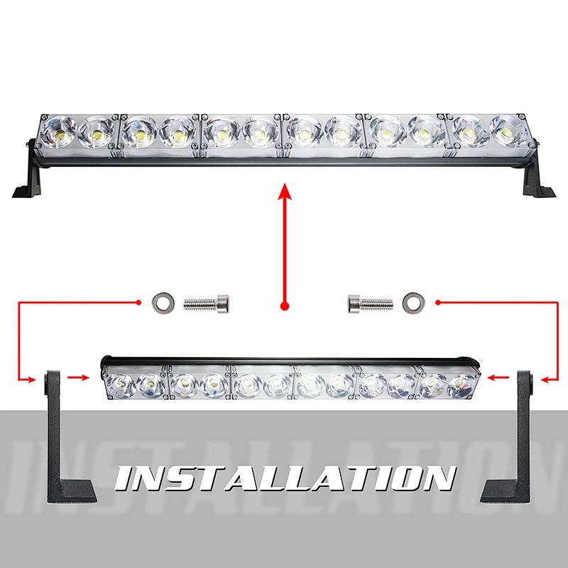 820MM 240W Emergency light bar for truck off-road vehicles