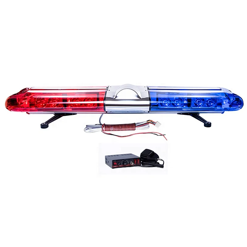 police ambulance led lightbar hazard warning with wired sound alarm strobe light siren home