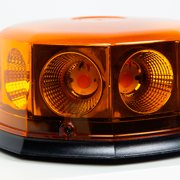 COB 12-24 Volt Amber Mini Led Strobe Roof Top Beacon Light