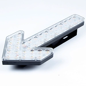 100Watts amber led  road safety arrow warning light bar indicator light for Spinker steering Garbage construction trucks