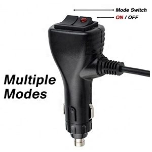 60 watts high power amber  cob led revolving beacon light with Cigarette Lighter Plug
