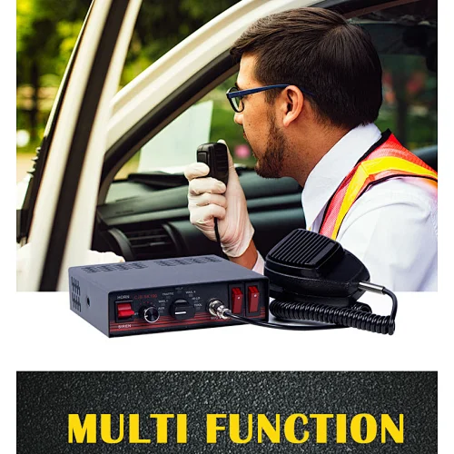 Horn Kit 12v 8 Tones Horns Car Speaker Box Universal Sets Packing Performance Black Color Design