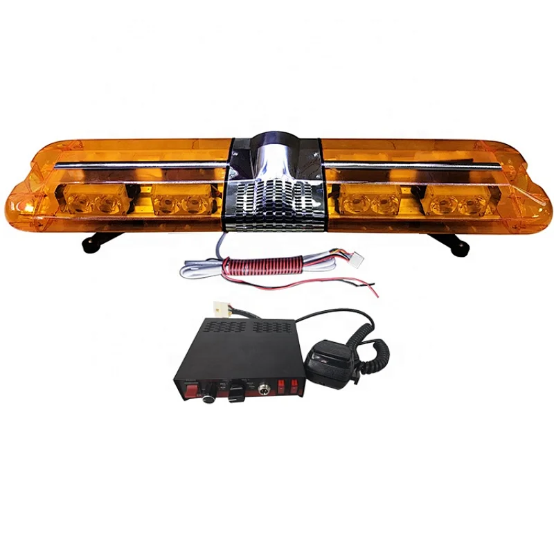 Car roof mounting 120cm strobe amber COB vehicle emergency light bar