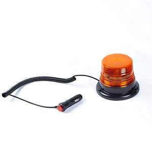 warning Safety Flashing Beacon Strobe Lights with Magnetic and 16ft Straight Cord for Vehicle Trucks Cars and Forklift,10V-80V