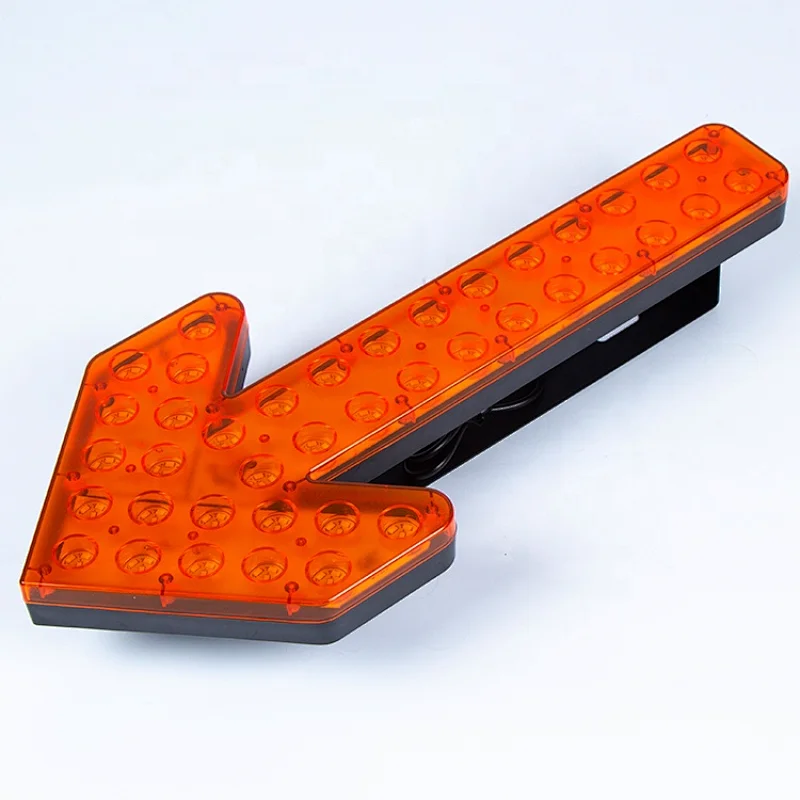 DC12-24V Sprinkler steering arrow light cleaning construction vehicle LED water steering warning indicator light bar