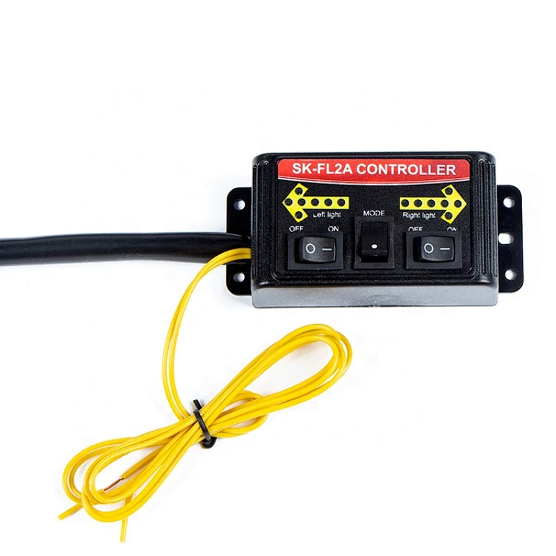 DC12-24V Sprinkler steering arrow light cleaning construction vehicle LED water steering warning indicator light bar
