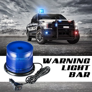 DC12-24V red blue amber rotary led lighting rotating led emergency light for ambulance police mining excavator crane fire truck