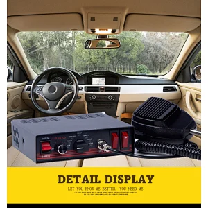 Horn Kit 12v 8 Tones Horns Car Speaker Box Universal Sets Packing Performance Black Color Design