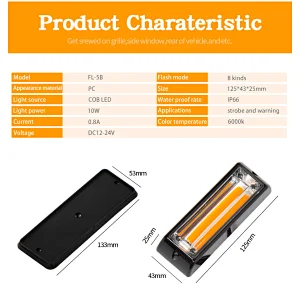 10W 4.2 Inches Flood LED Off Road Lights Super Bright Driving Fog Light Boat Lights LED Driving Work Lights SUV Lamp