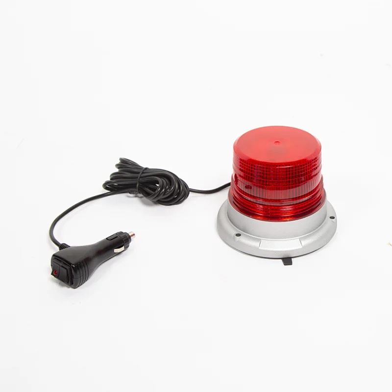 warning Safety Flashing Beacon Strobe Lights with Magnetic and 16ft Straight Cord for Vehicle Trucks Cars and Forklift