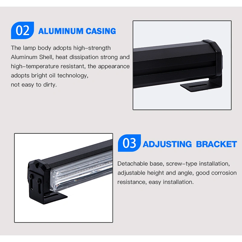 80W White led Strobe Light Bar Traffic Advisor with Lighter Plug Price: