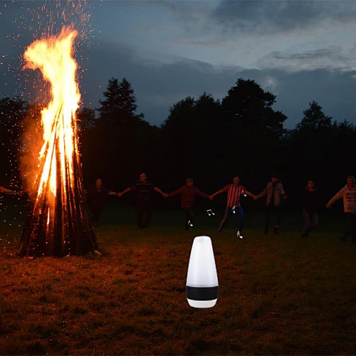 portable camping speaker light