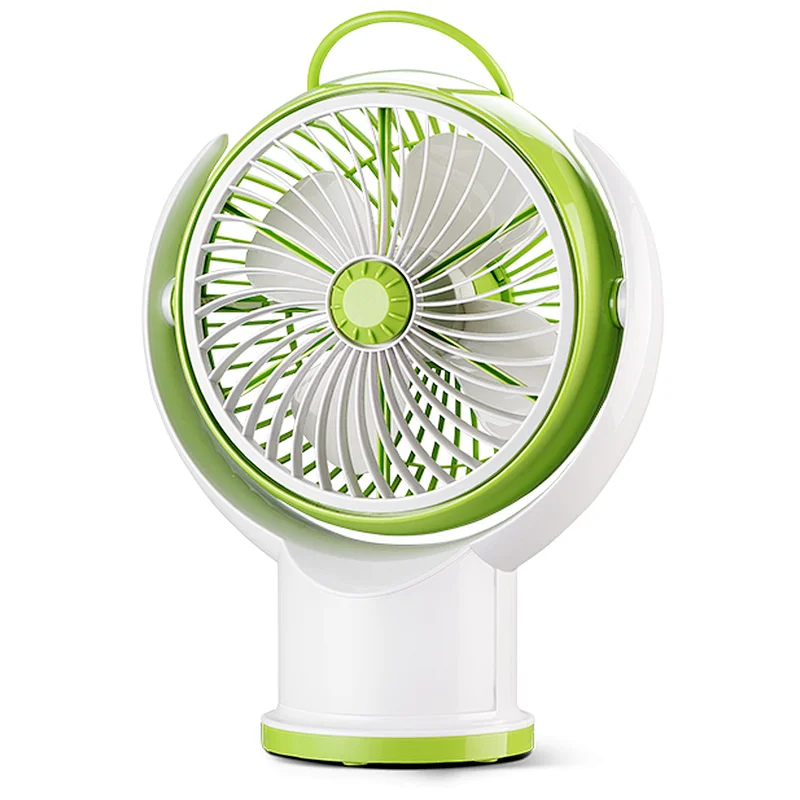 7 inch rechargeable fan with LED light