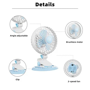 Dry battery mini fan solar fans high power mini fan