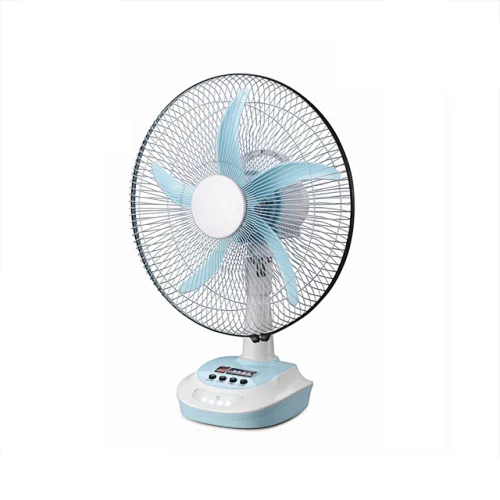 16'' rechargeable led solar fan