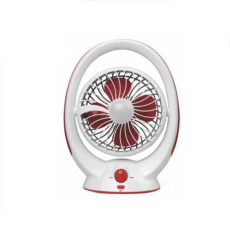 portable rechargeable mini USB fans with led light