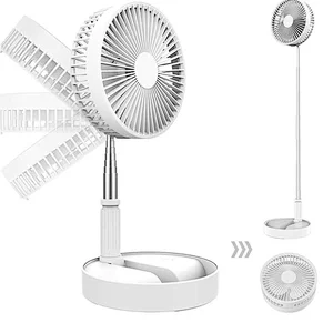 2022 mini fan dc small easy battery charging table fan electric fan