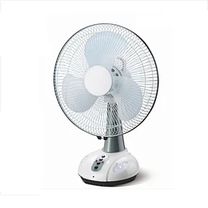 CR-6214 home appliances 14'' rechargeable solar fan made in China