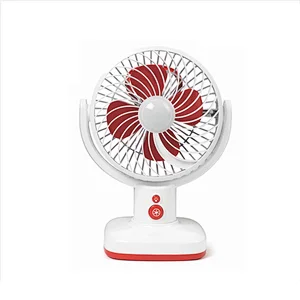 portable rechargeable mini USB fans with led light