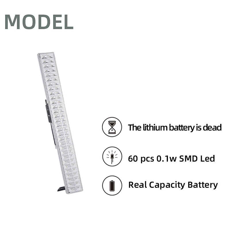 Rechargeable led wall light emergency lamp 220V