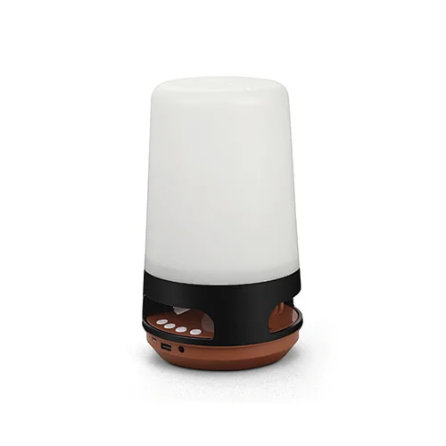 portable rechargeable wireless speaker with light