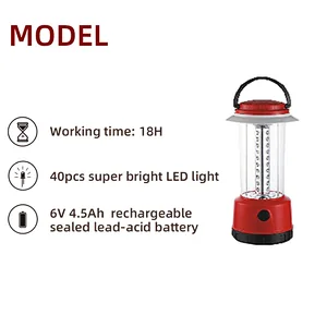 high quality 40 led with FM/AM radio rechargeable emergency light