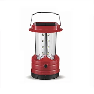 Outdoor Lamp Camping Lantern Tent Light with Solar panel Push Switch