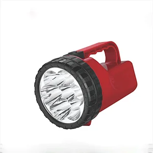 Rechargeable Battery Bright Plastic LED Torch Flashlight