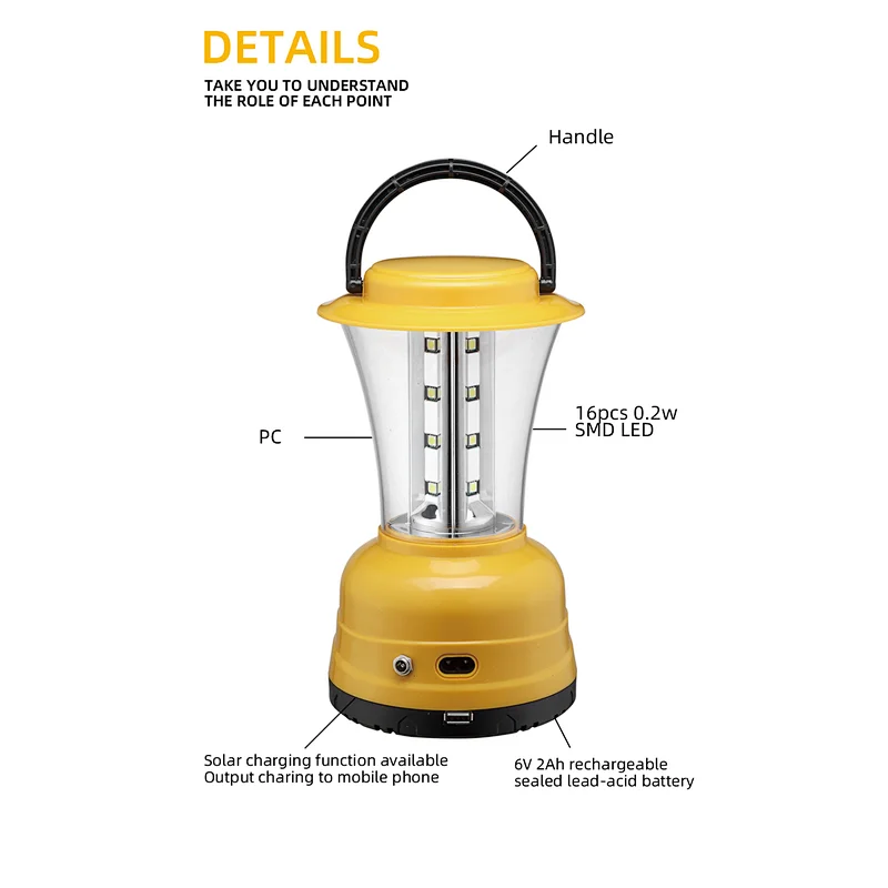 Mini Lantern led light rechargeable with USB charge