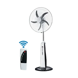 Changrong home rechargeable stand fan with light battery
