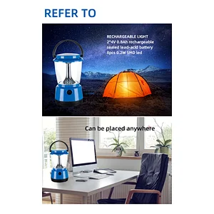Rechargeable handheld led camping lights