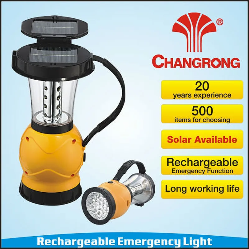 Hand Crank Solar Lantern Rechargeable Portable Outdoor Camping Light.CR-9045S