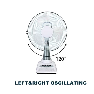 14 inch rechargeable fan with lamp