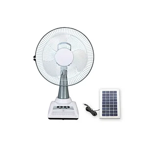 12 inch Changrong Rechargeable Table fan with remote control LED light