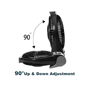 mini rechargeable computer fan and car use solar fan with led lights