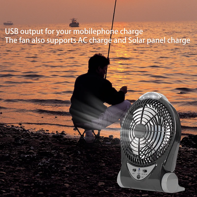 rechargeable camping fan