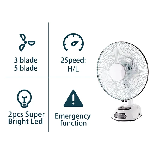 rechargeable usb mini table fan