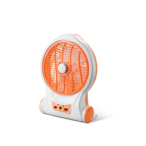 8 inches led rechargeable multifunction electric emergency fan