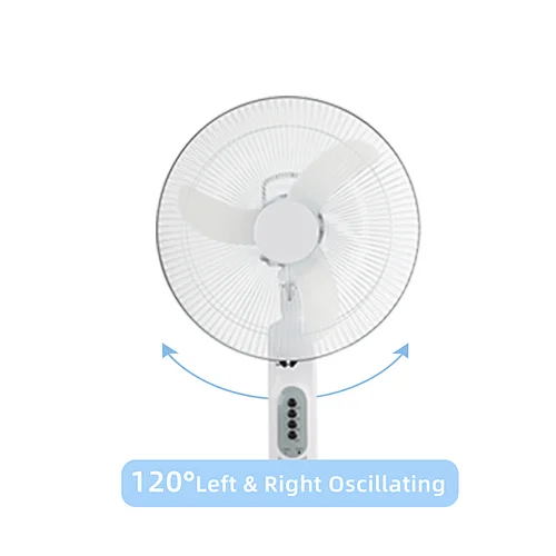chargeable electric fan with solar