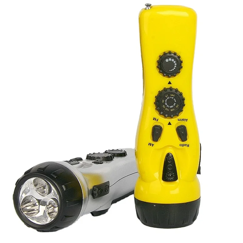 emergency radio and flashlight