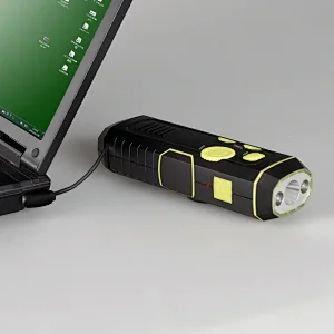 crank radio flashlight