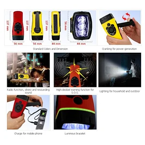 portable radio flashlight