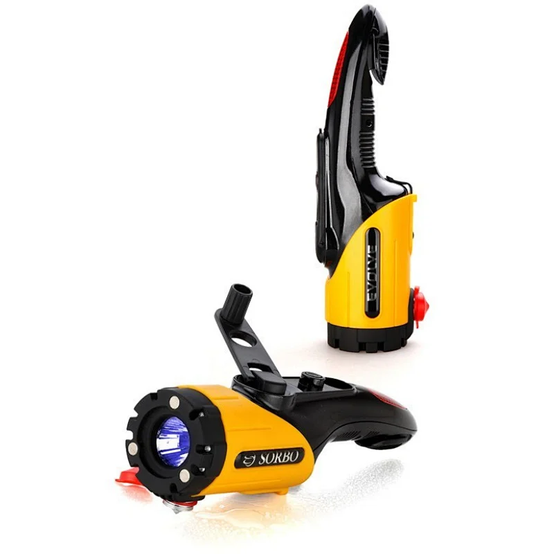 4 in 1 Multifunction Flashlight with Car Safety Belt Cut function