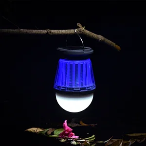 New Solar Electric Mosquito Killer Lamp Mosquito Repellent Trap