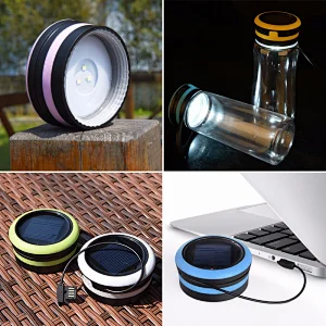 solar water bottle light